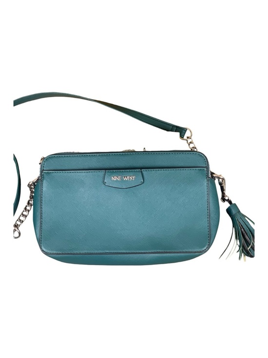 Nine West Handbags - Nine West Teal‎ Crossbody Bag with Tassel